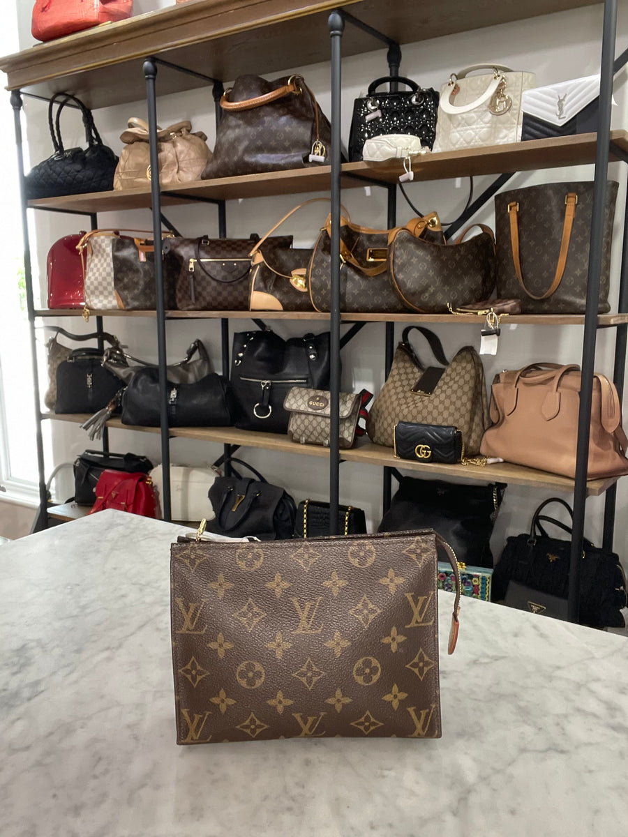 LOUIS VUITTON MONOGRAM TOILETRY POUCH 19 – The Luxe Collection by K