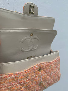 Chanel Tweed Double Flap Bag