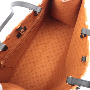 Louis Vuitton Cream and Red Monogram Giant LV Crafty Onthego GM at 1stDibs