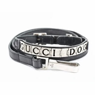 Genuine Gucci Collar with Palm Tree Tag  Gucci dog collar, Dog boutique,  Puppy clothes