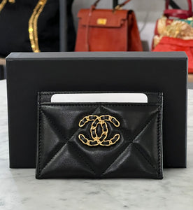 Card Holder Chanel Boy Classic In Black  Centimetvn